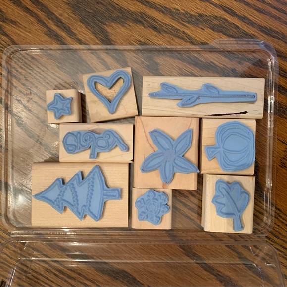 Sew Seasonal rubber stamp set - Picture 3 of 4